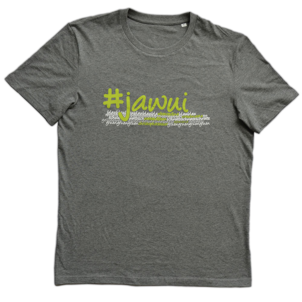 SALE! T-Shirt "Jawui" Grau Melange