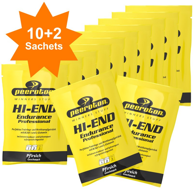 Peeroton HI END ENDURANCE Professional Pfirsich, 40g Sachet, 10+2 Gratis Peeroton HI END ENDURANCE Professional Pfirsich, 40g Sachet, 10+2 Gratis