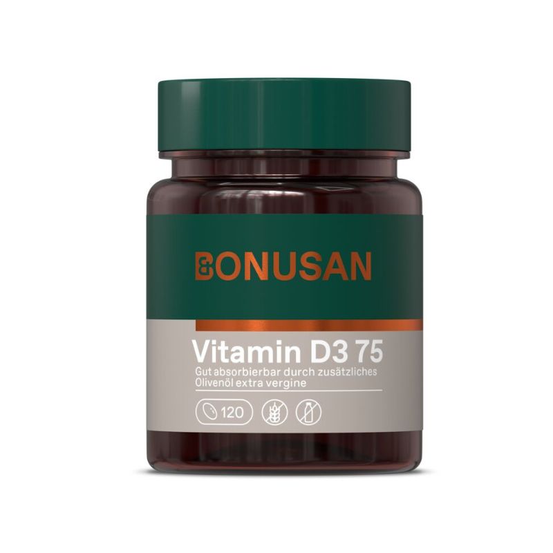 Bonusan „ Vitamin D3 75mcg/3000 IE“ - 120 Kapseln