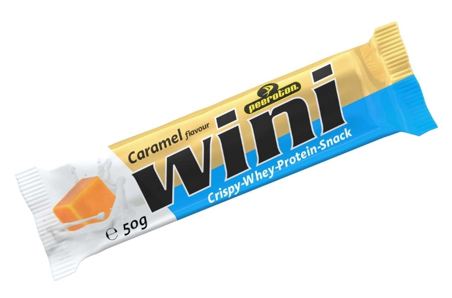 Peeroton WINI Crispy-Whey Protein Riegel Caramel 50g, 15+3 Gratis