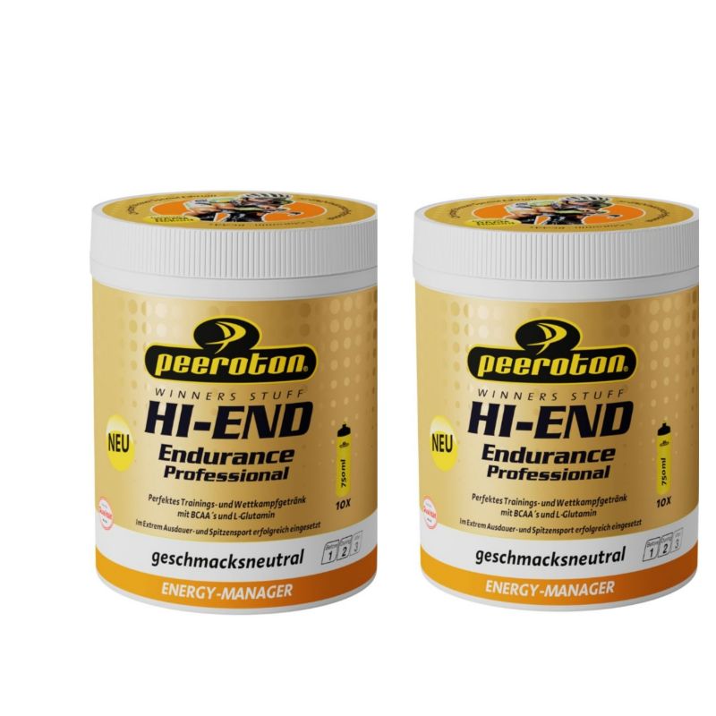 Peeroton HI END ENDURANCE Professional DUO PACK, 2x 600g, Geschmacksneutral