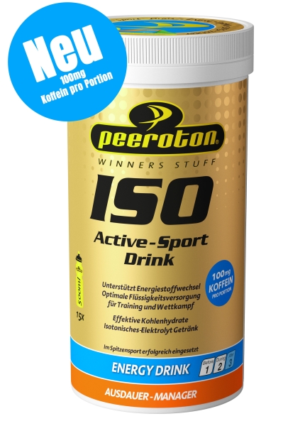 Peeroton ISO-ACTIVE Sportdrink 300g Energy // Ausdauer 