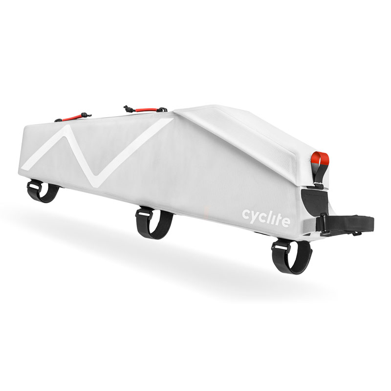 Cyclite Top Tube Bag LARGE Oberrohrtasche lightgrey // 2,2 Liter