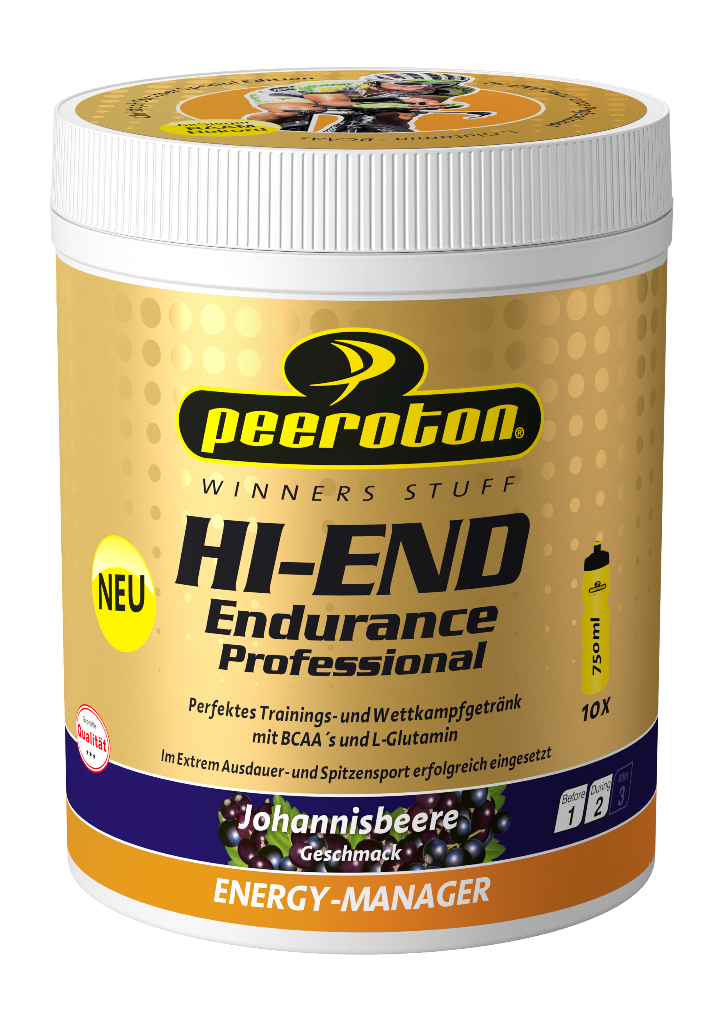 Peeroton HI END ENDURANCE Professional 600g, Johannisbeere