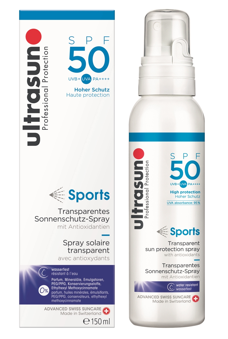 Ultrasun Sports Spray SPF 50, 150ml