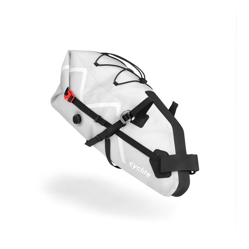 Cyclite Saddle Bag LARGE lightgrey // 12,9 Liter