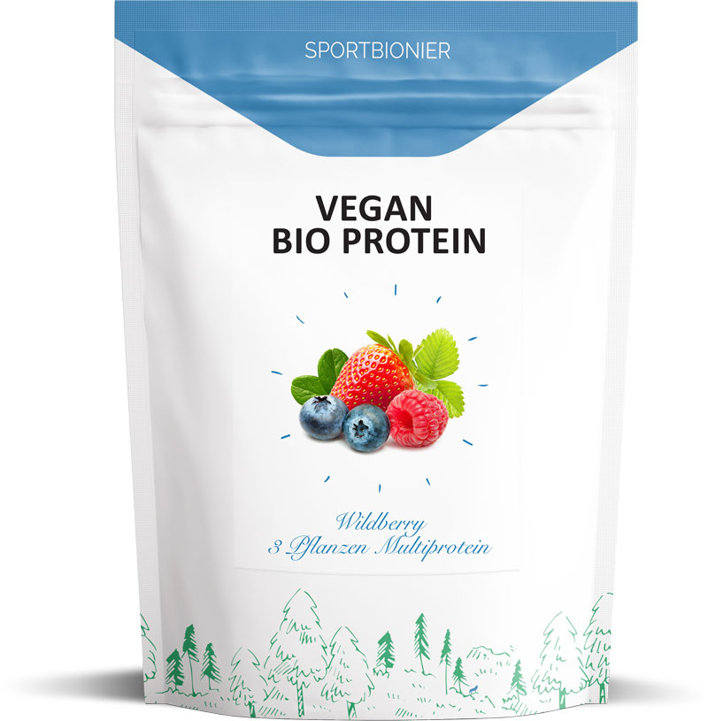 Sportbionier Bio Vegan Proteinmix Wildberry 500g