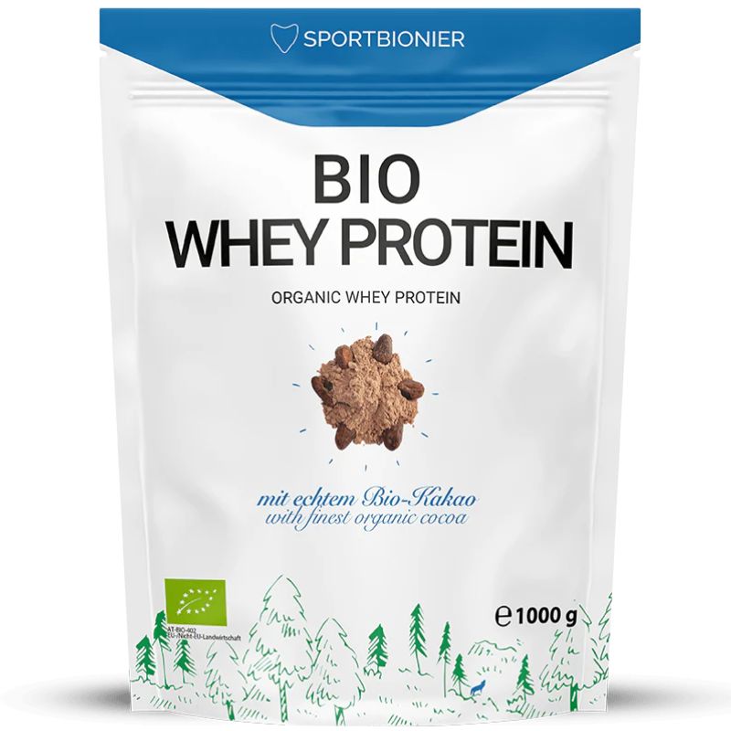 Sportbionier Bio Whey Protein Kakao 1000g VORTEILSPACKUNG