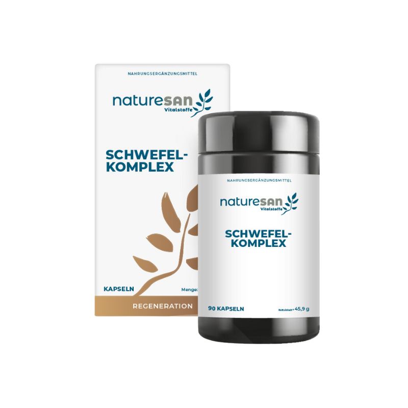 AKTUELL NEU! Naturesan "Schwefel Komplex" Kapseln, 90 Stück