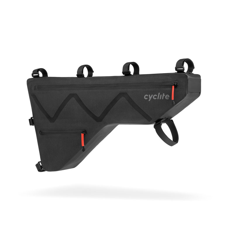 Cyclite Frame Bag black // LARGE 3,6 Liter