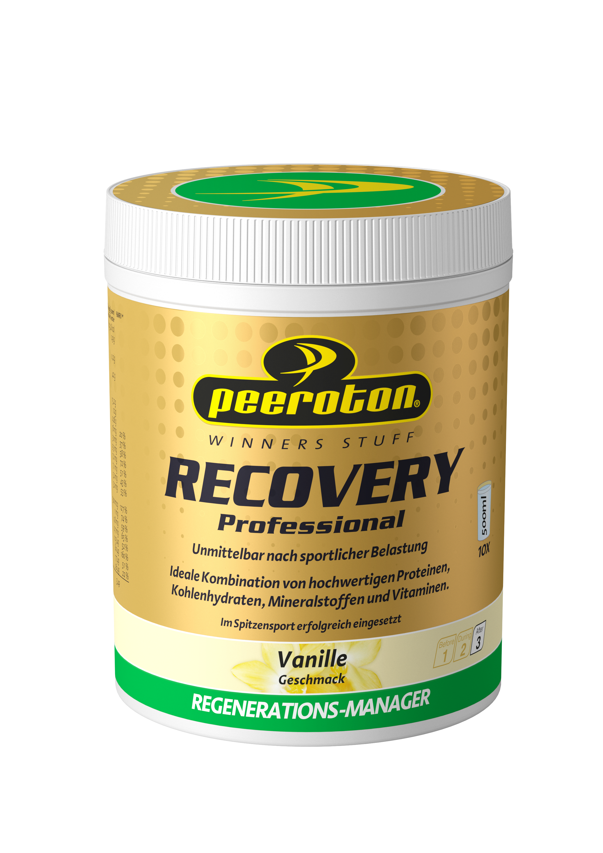 Peeroton Recovery Professional 540g VANILLE