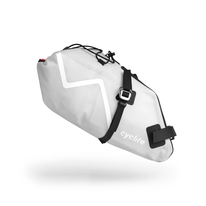 Cyclite Saddle Bag SMALL lightgrey // 8,0 Liter