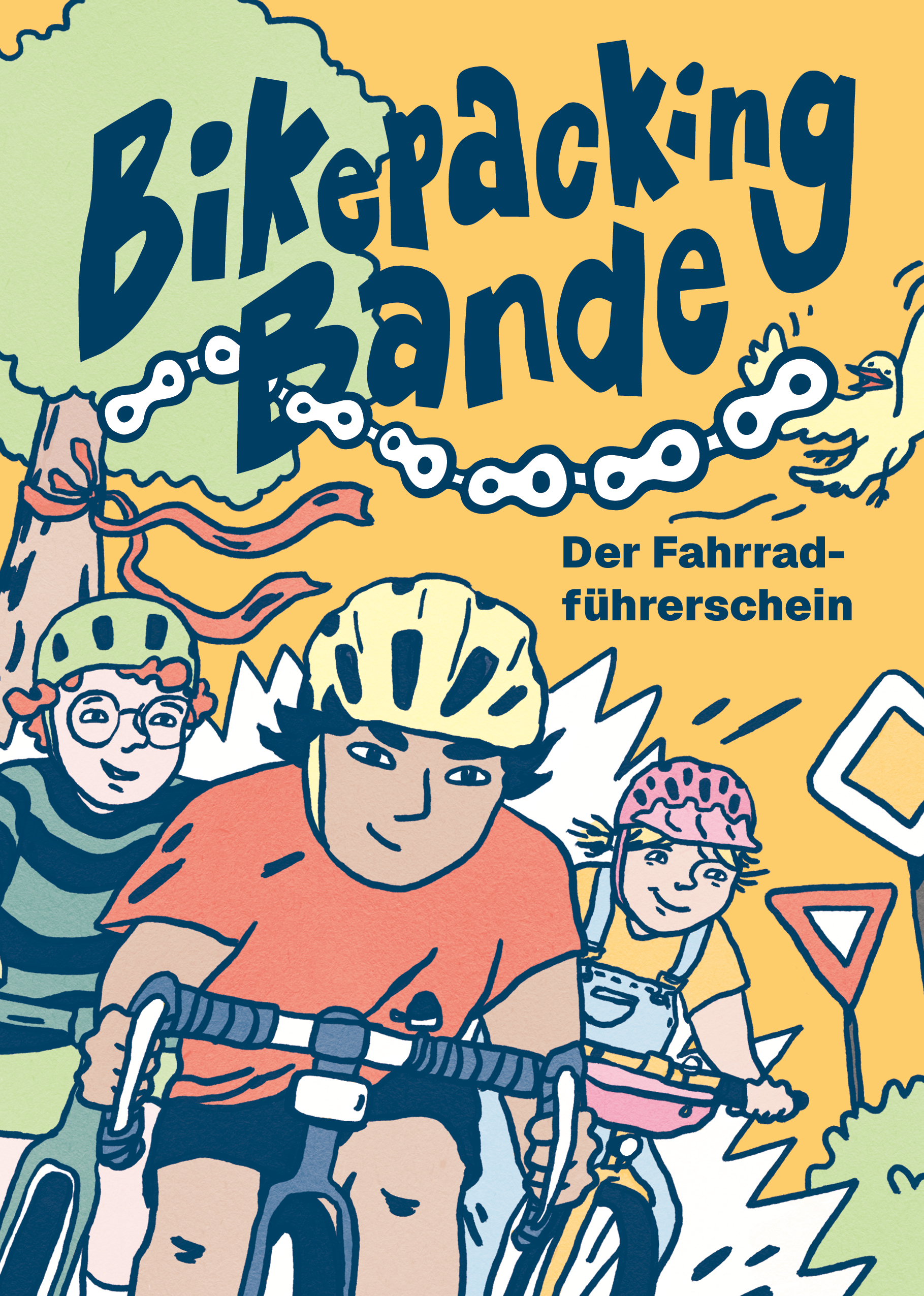 VORBESTELLBAR! AKTUELL NEU! Buch Bikepacking Bande - Band 1: Der Fahrradfürherschein. Kinderbuch von Eva Doschek und Stefan Barth 