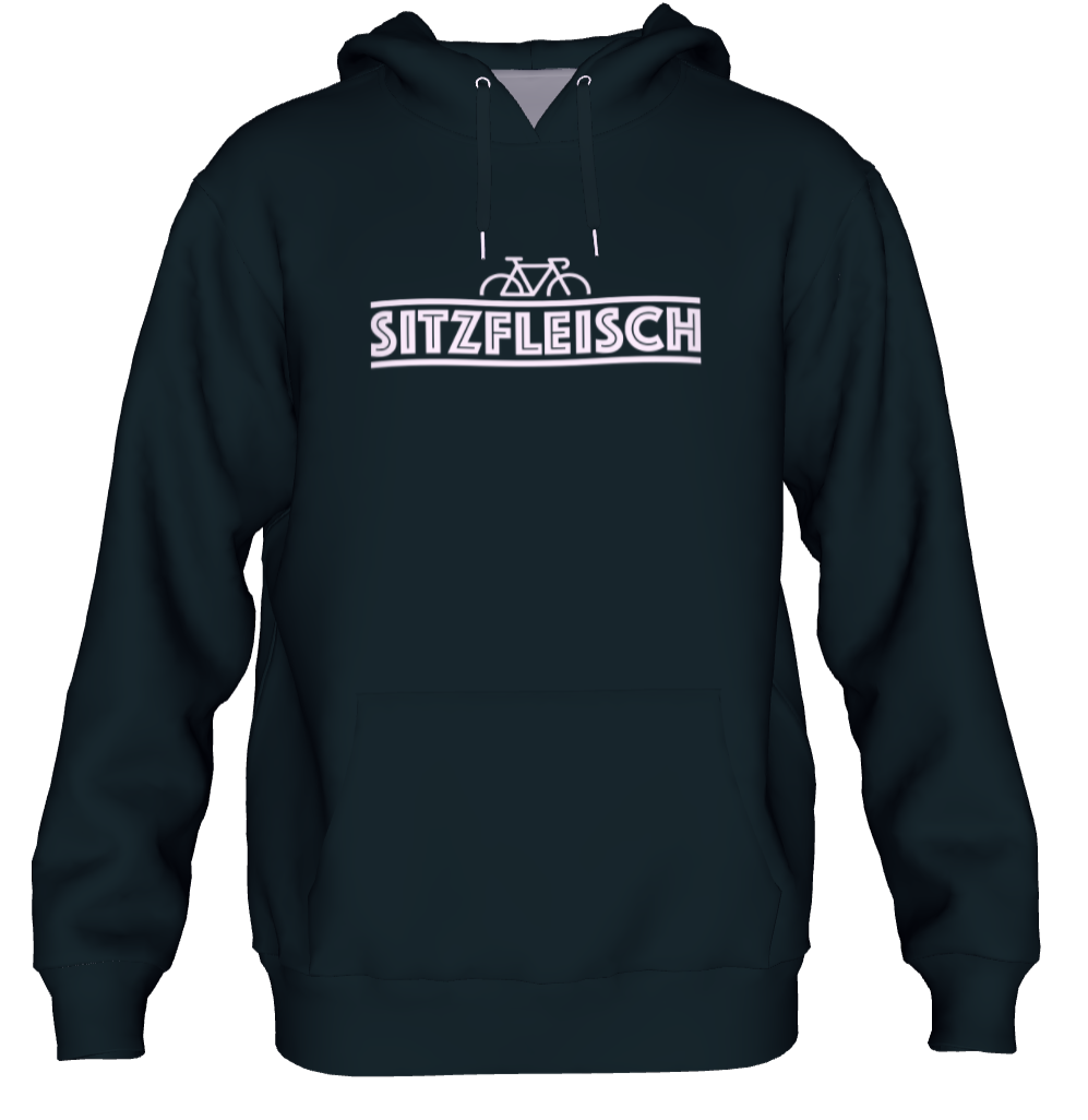 Hoodie Unisex "Sitzfleisch" - Farbe Navy