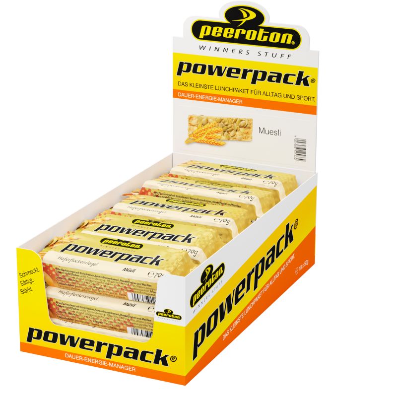 Peeroton POWERPACK Riegel 70g Müsli, 12 + 3 Gratis Peeroton POWERPACK Riegel 70g Müsli, 12 + 3 Gratis