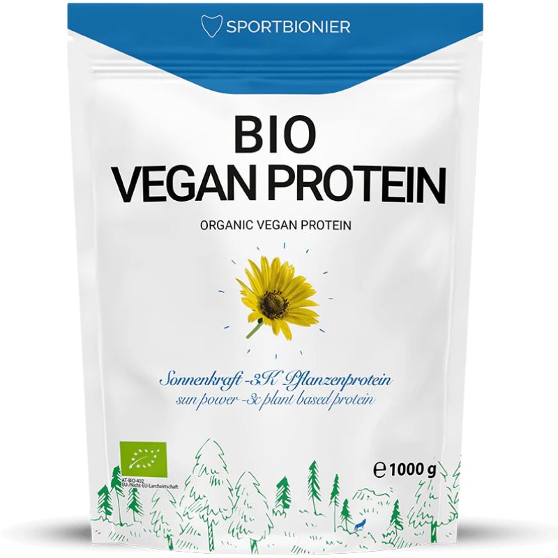 Sportbionier Bio Vegan Protein aus Sonnenblumenkernen 1000g