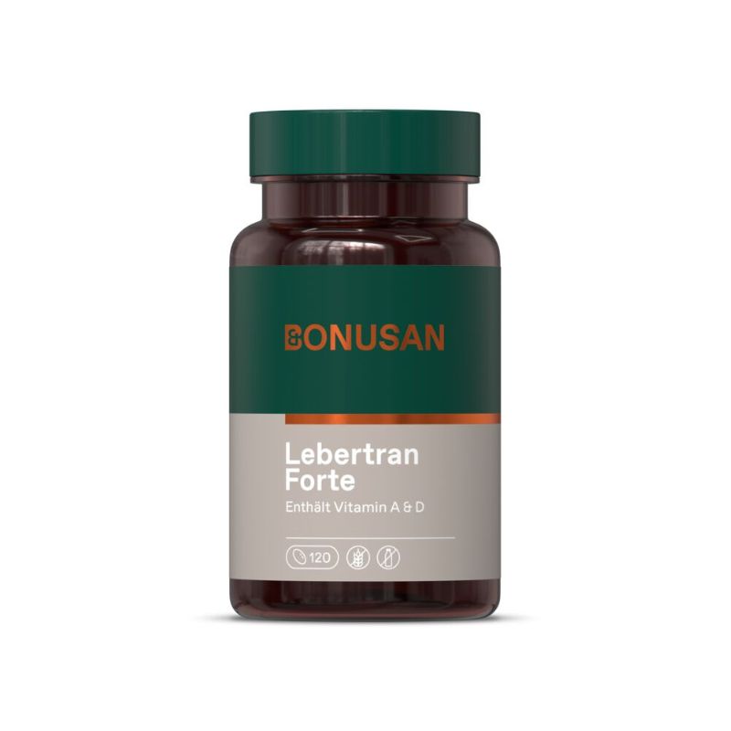 Bonusan „Lebertran Forte“ - 120 Stk. Bonusan „Lebertran Forte“ - 120 Stk.