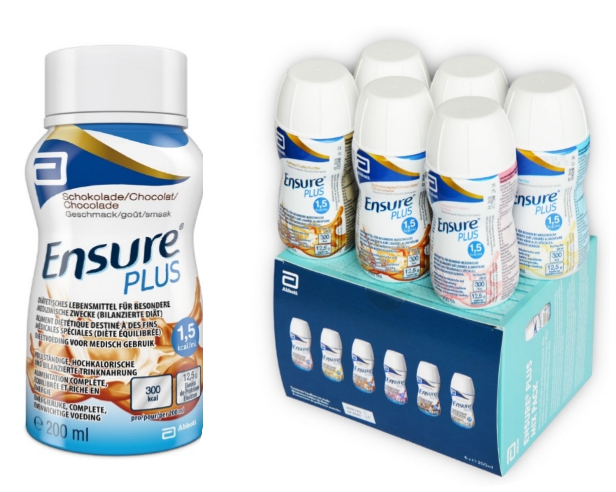 Ensure Plus Flüssignahrung - MISCHKARTON 24er Karton (4 pro Sorte) Ensure Plus Flüssignahrung - MISCHKARTON 24er Karton (4 pro Sorte)