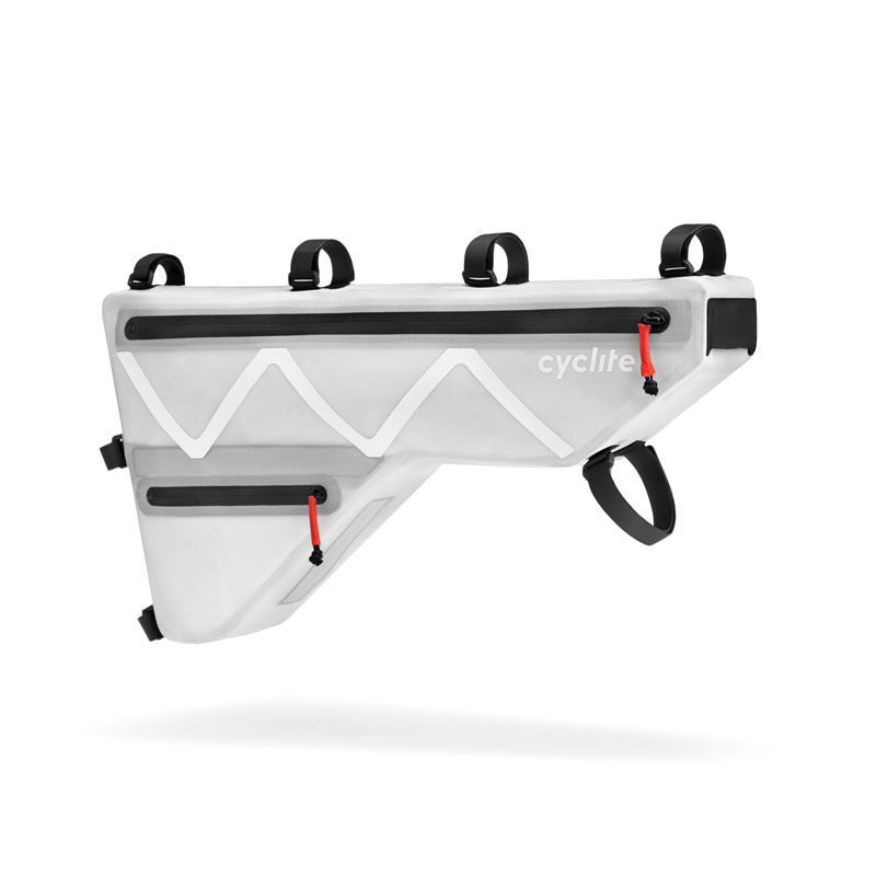 Cyclite Frame Bag lightgrey // LARGE 3,6 Liter