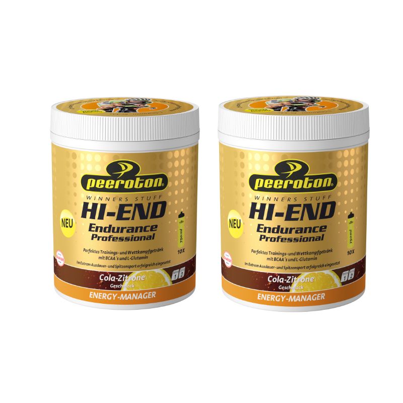 AKTUELL NEU! Peeroton HI END ENDURANCE Professional DUO PACK, 2x 600g, Cola-Zitrone