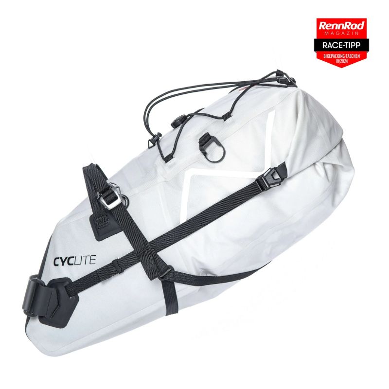 Cyclite Saddle Bag LARGE lightgrey // 12,9 Liter