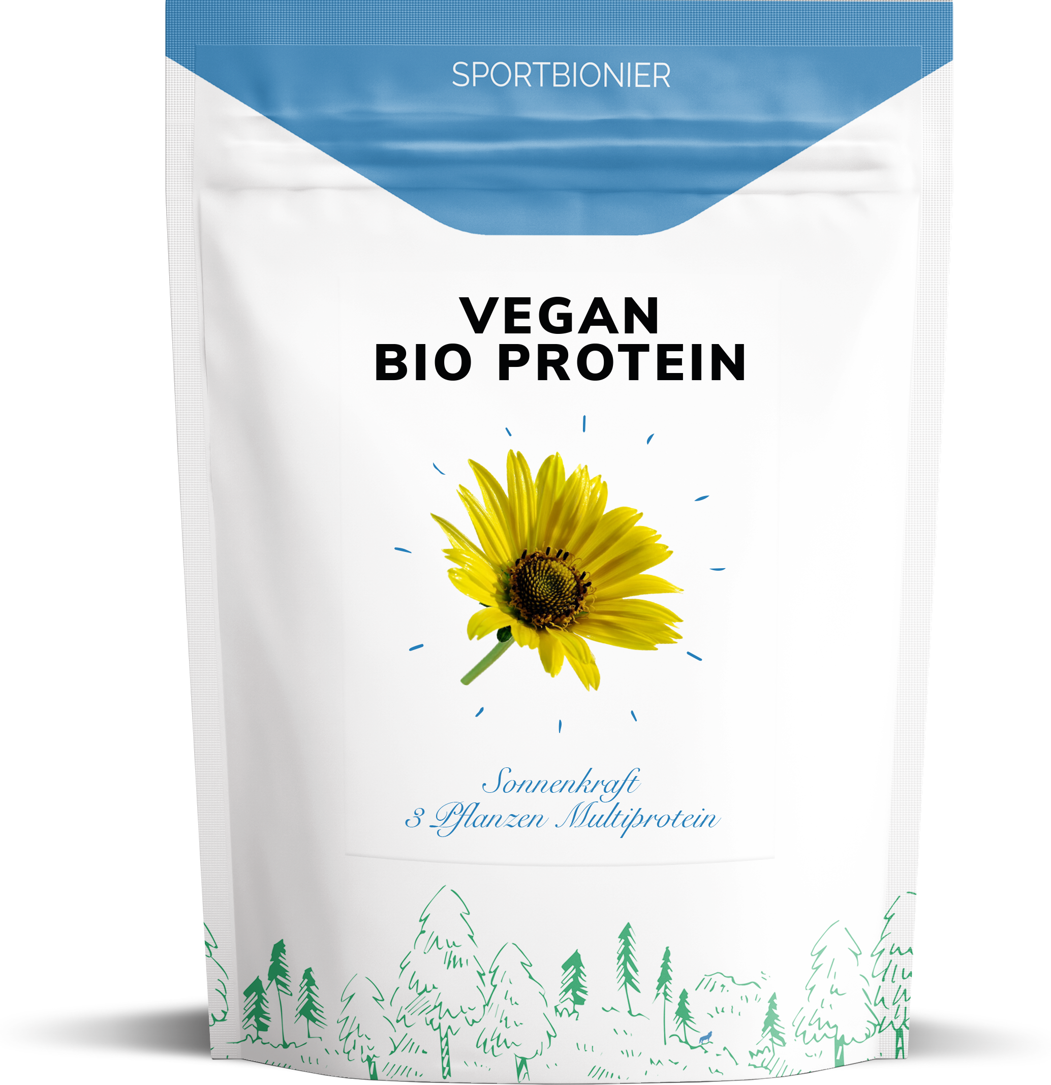 Sportbionier Bio Vegan Protein aus Sonnenblumenkernen 500g