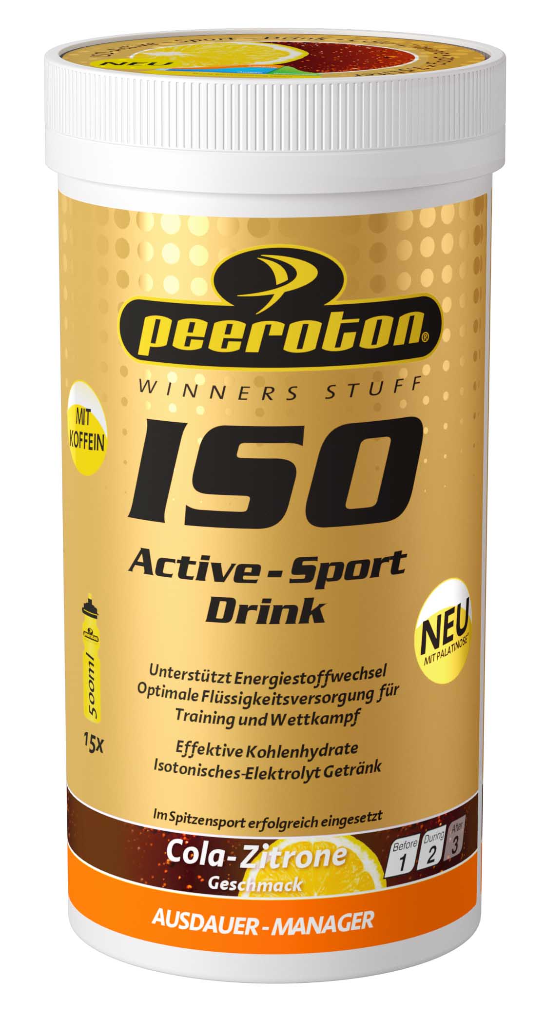 Peeroton ISO-ACTIVE Sportdrink 300g Cola-Zitrone // Ausdauer