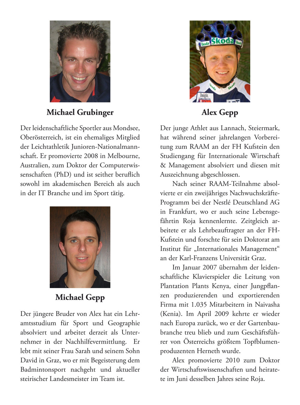 Buch "Vom Traum zum Ziel: Alex Gepp beim Race Across America" Buch "Vom Traum zum Ziel: Alex Gepp beim Race Across America"