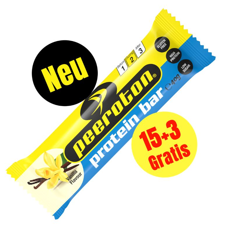 Peeroton PROTEIN Riegel Vanille 40g, 15+3 Gratis