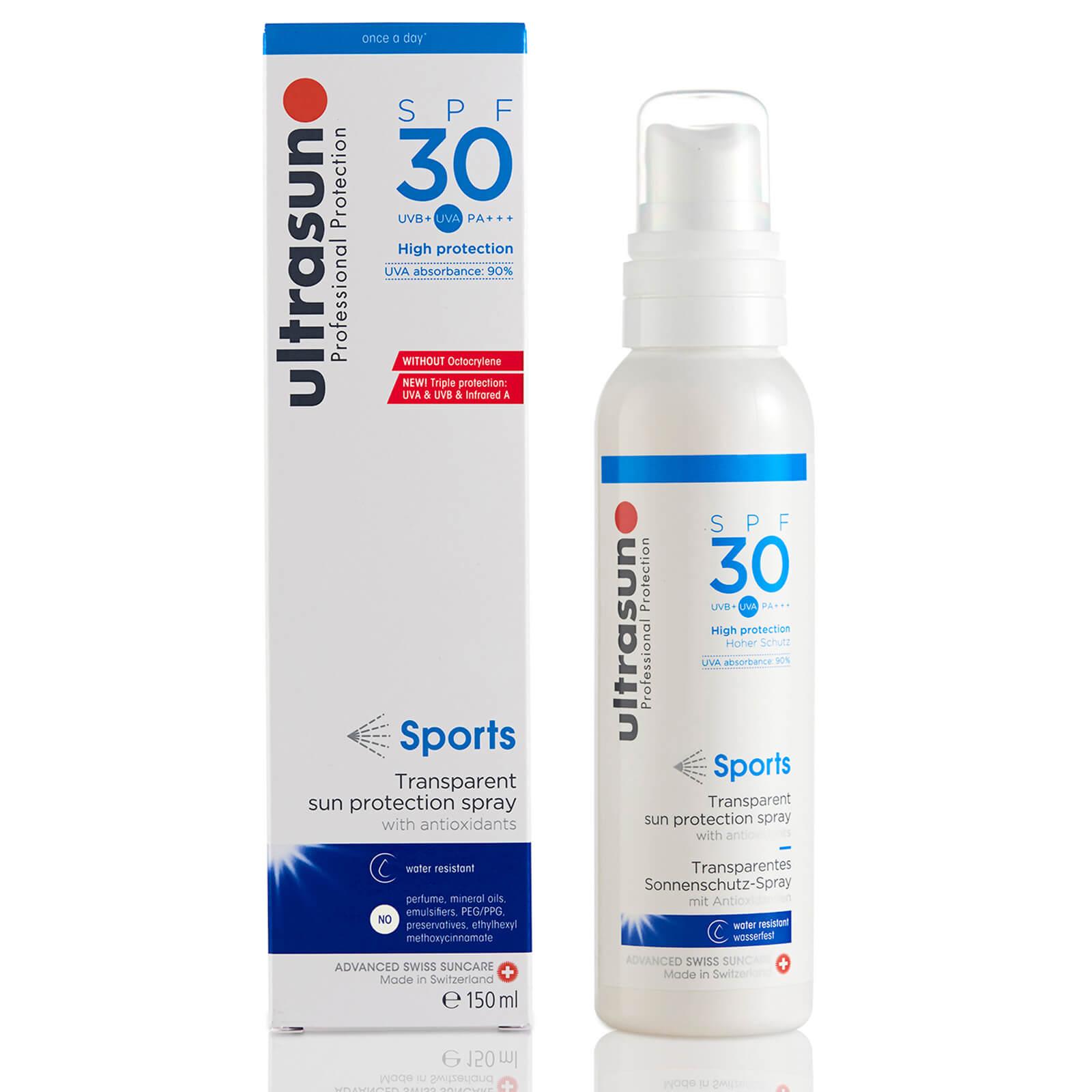 Ultrasun Sports Spray SPF 30, 150ml