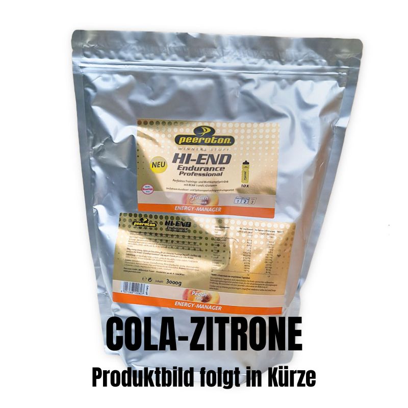 NEU! Peeroton HI END ENDURANCE Professional 3kg Beutel, Cola-Zitrone // LIMITED EDITION
