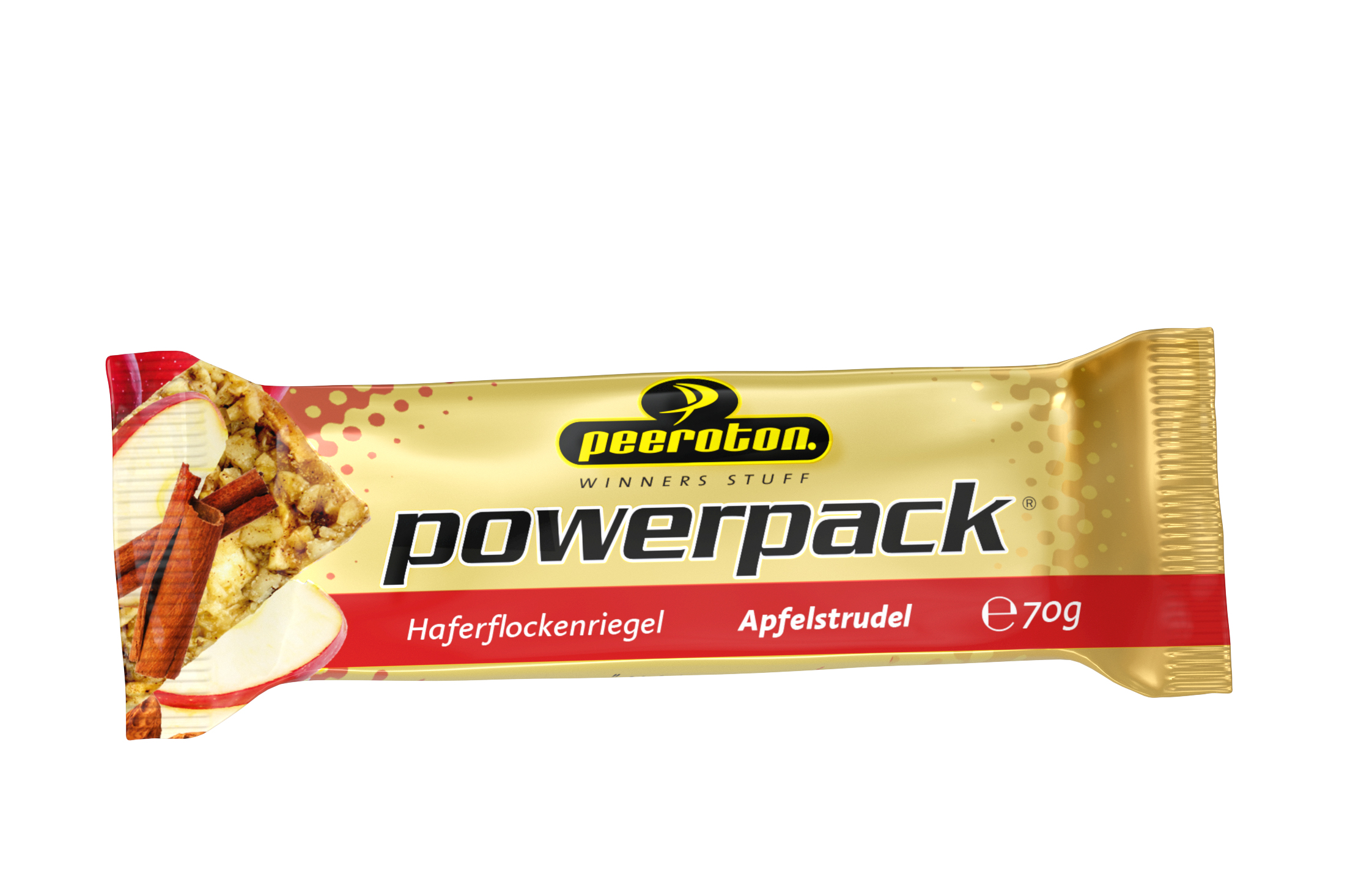 Peeroton POWERPACK Riegel 70g Apfelstrudel, 12 + 3 Gratis