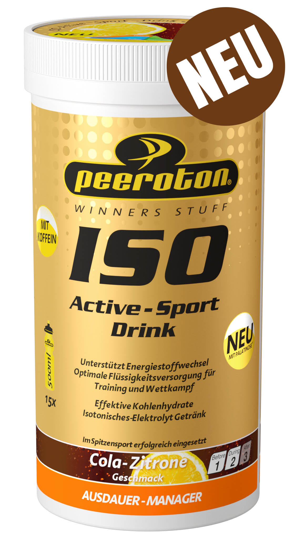 Peeroton ISO-ACTIVE Sportdrink 300g Cola-Zitrone // Ausdauer