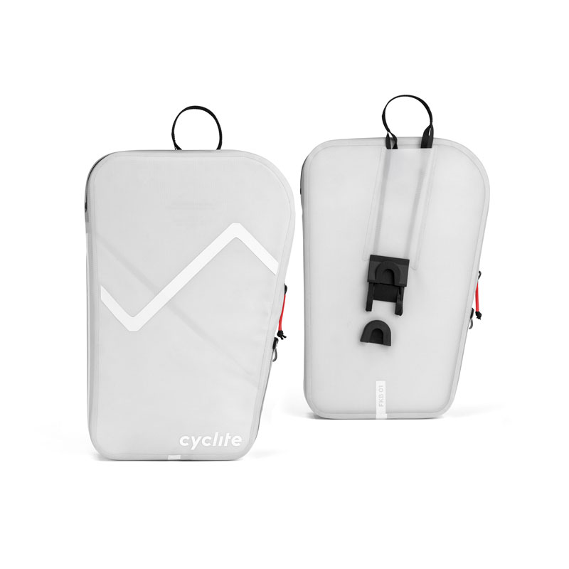 Cyclite Fork Bag Set lightgrey