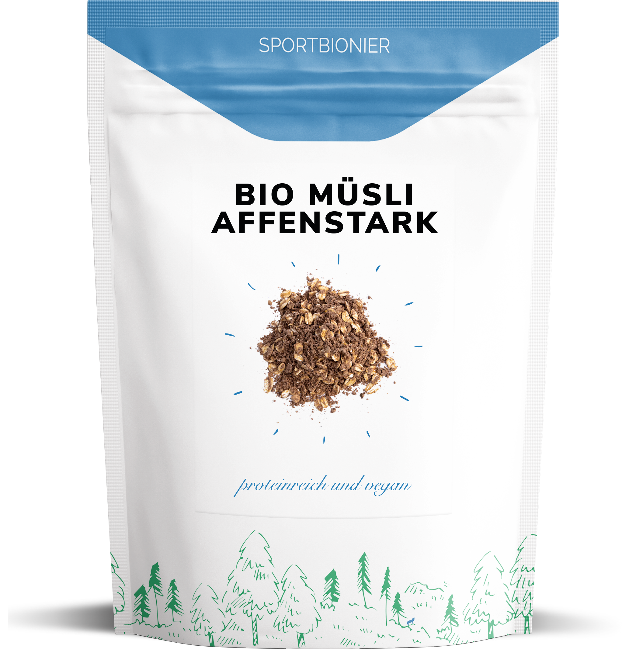 Sportbionier Bio Vegan Protein Müsli Affenstark, 500g