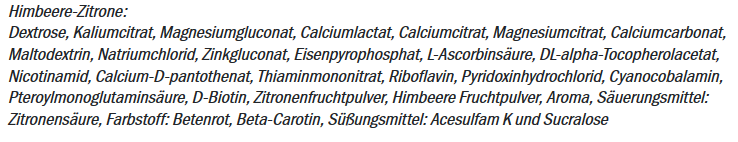 Melasan Sportgetränk Magnesium-Kalium HIMBEER-ZITRONE