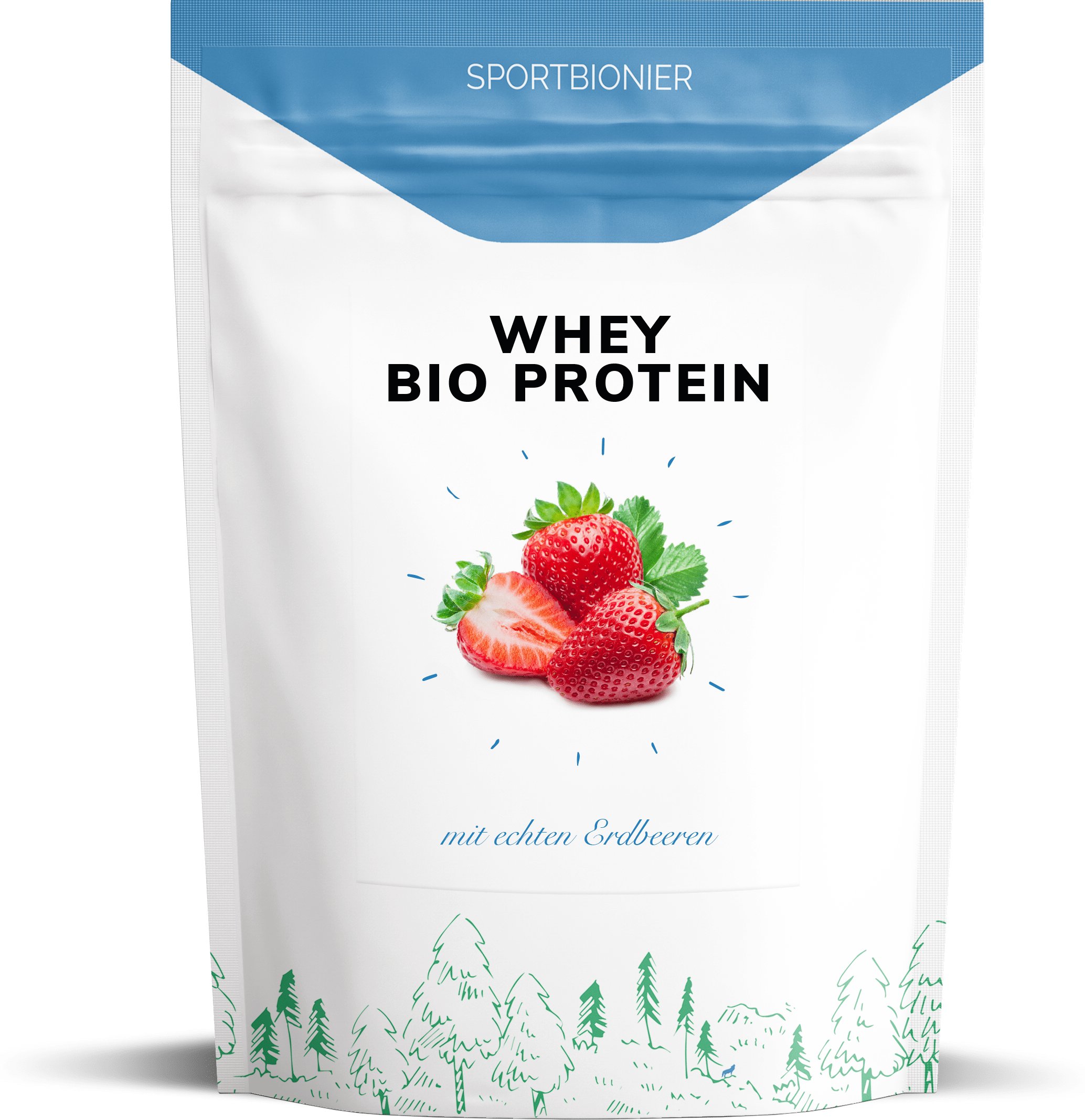 Sportbionier Bio Molkenprotein Erbeere 500g