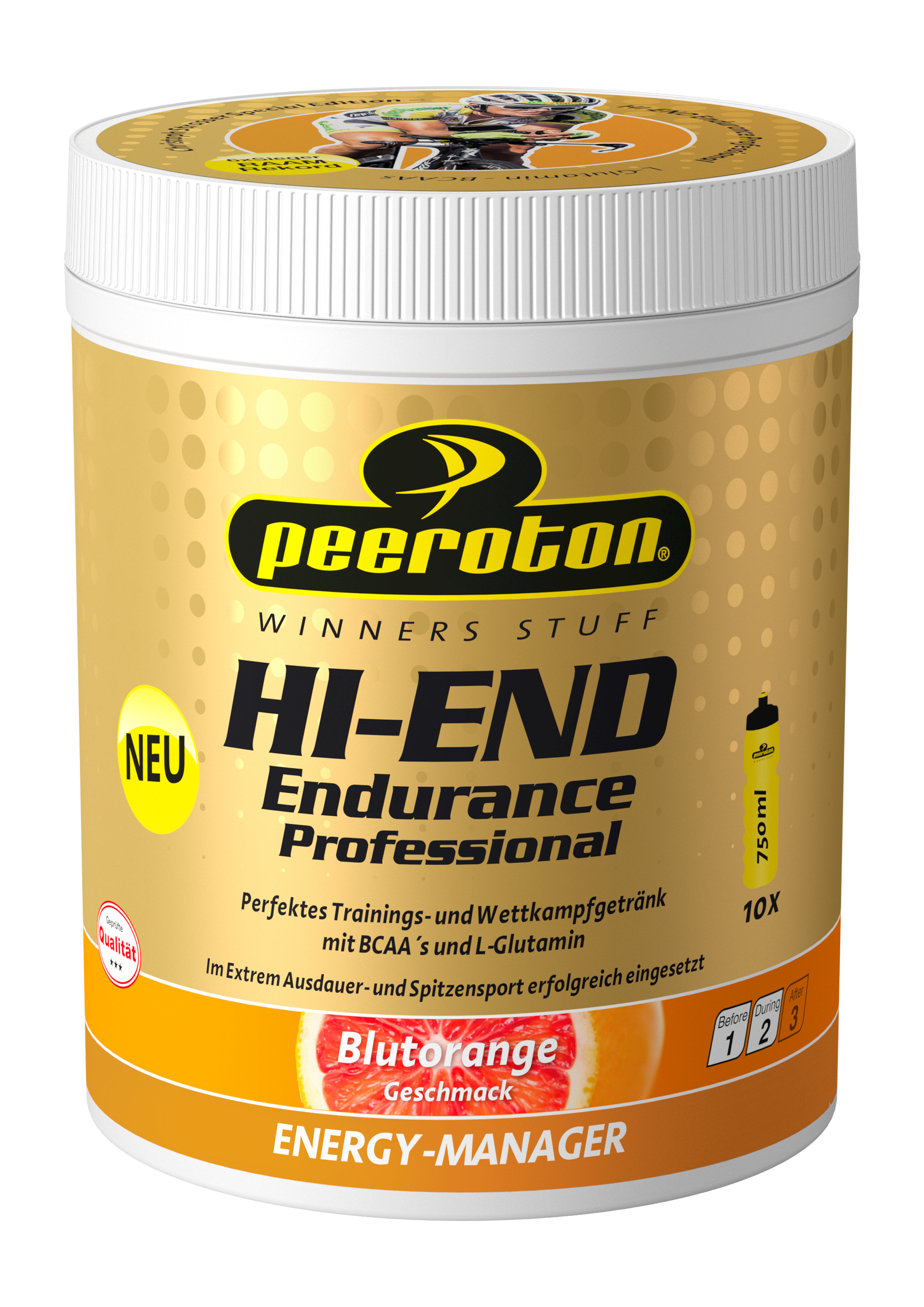 Peeroton HI END ENDURANCE Professional 600g, Blutorange