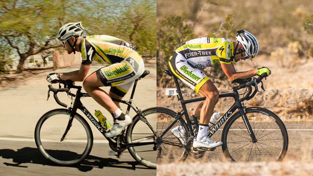 falsche und günstige Sitzposition bei Ultracycling Radrennen: kurze Aerobar kann zu eingeschlafenen Fingern führen