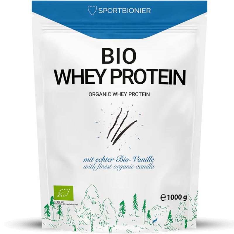 Sportbionier Bio Whey Protein Vanille 1000g VORTEILSPACKUNG