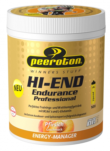 Peeroton HI END ENDURANCE Professional 600g, Pfirsich Peeroton HI END ENDURANCE Professional 600g, Pfirsich