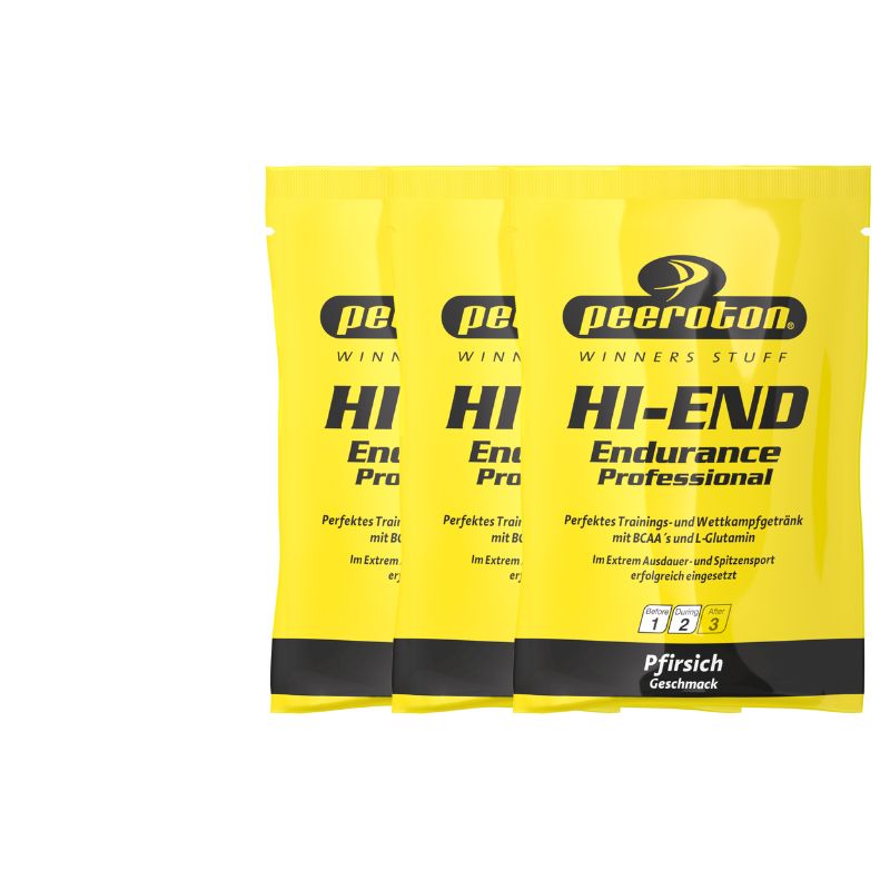 Peeroton HI END ENDURANCE Professional Pfirsich, 40g Sachet, 10+2 Gratis