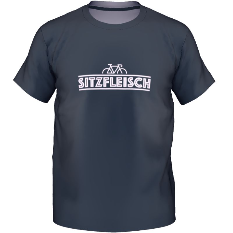 KINDER T-Shirt #Sitzfleisch - Farbe Dunkelblau