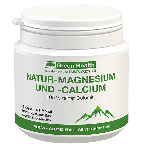 Green Health Natur Magnesium und Calcium - 90 Kapseln Green Health Natur Magnesium und Calcium - 90 Kapseln