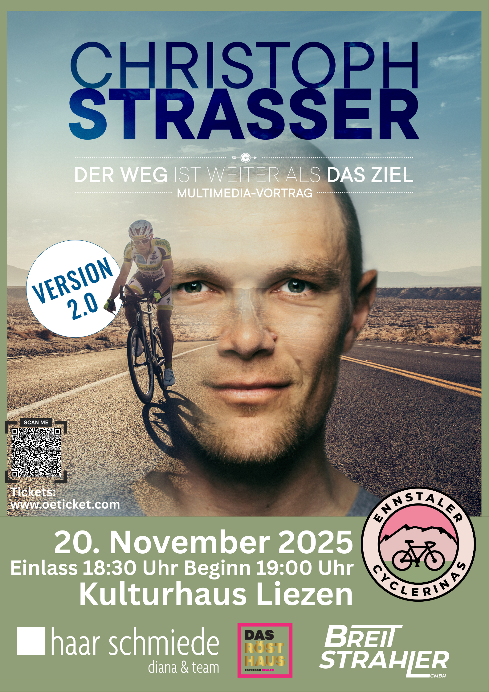 20.11.2025 - Kulturhaus LIEZEN // Multimedia-Vortrag "Der Weg ist weiter als das Ziel 2.0"  20.11.2025 - Kulturhaus LIEZEN // Multimedia-Vortrag "Der Weg ist weiter als das Ziel 2.0"