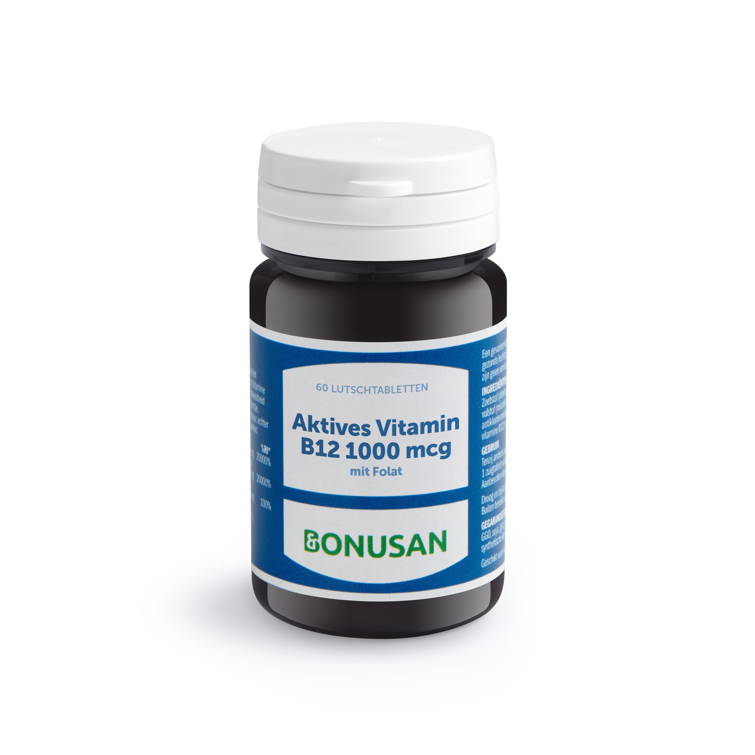 Bonusan „Vitamin B12 aktiv 1000mcg" Lutschtabletten - 60 Stk