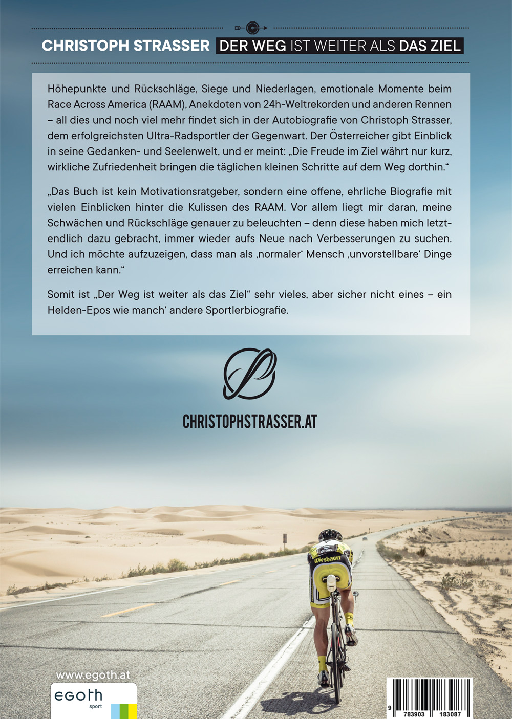 "KRUMMES DING" - Buch "Der Weg ist weiter als das Ziel" - von Christoph Strasser 